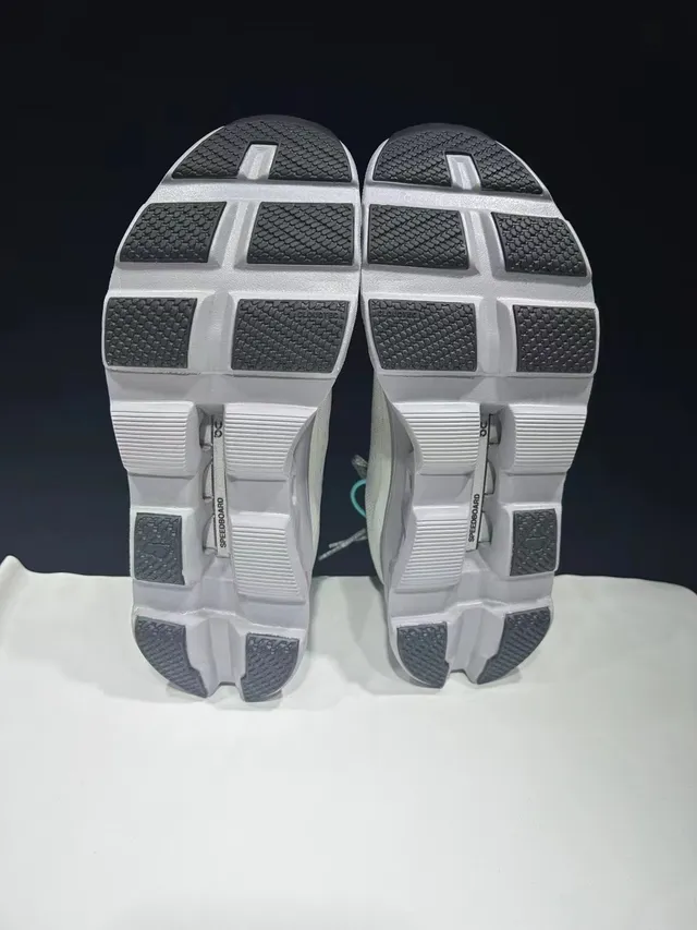 On Cloudmonster Light Gray Running Shoes 6