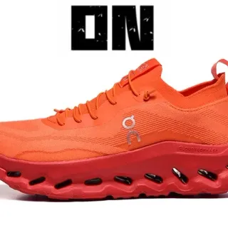 On Cloudmonster naranja zapatillas de correr