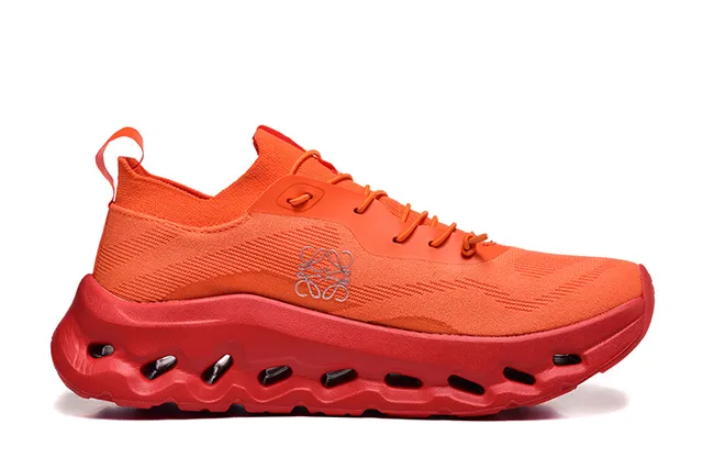 On Cloudmonster Orange Running Shoes 3