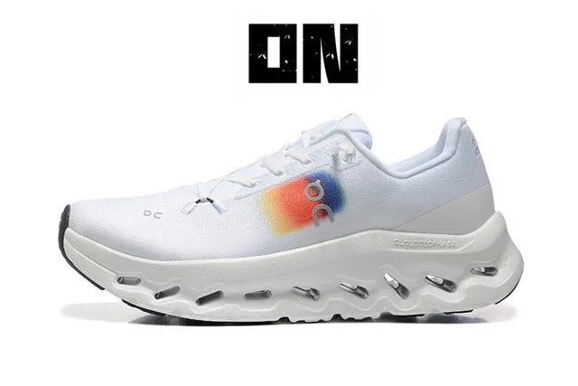 On Cloudmonster White Multicolor Running Shoes 1