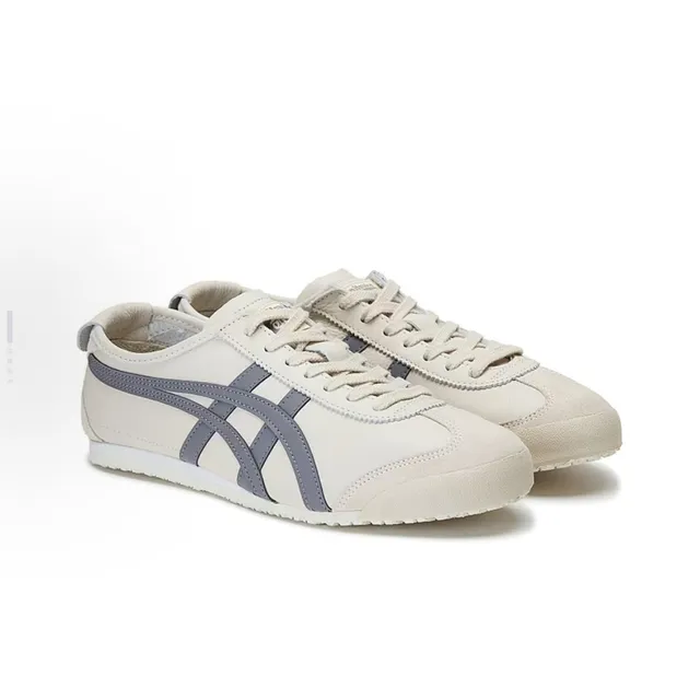 Onitsuka Tiger Mexico 66 Beige and Gray Lifestyle Sneakers 2