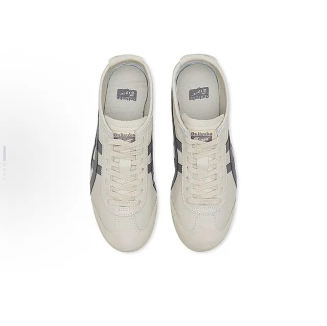 Onitsuka Tiger Mexico 66 Beige and Gray Lifestyle Sneakers 4