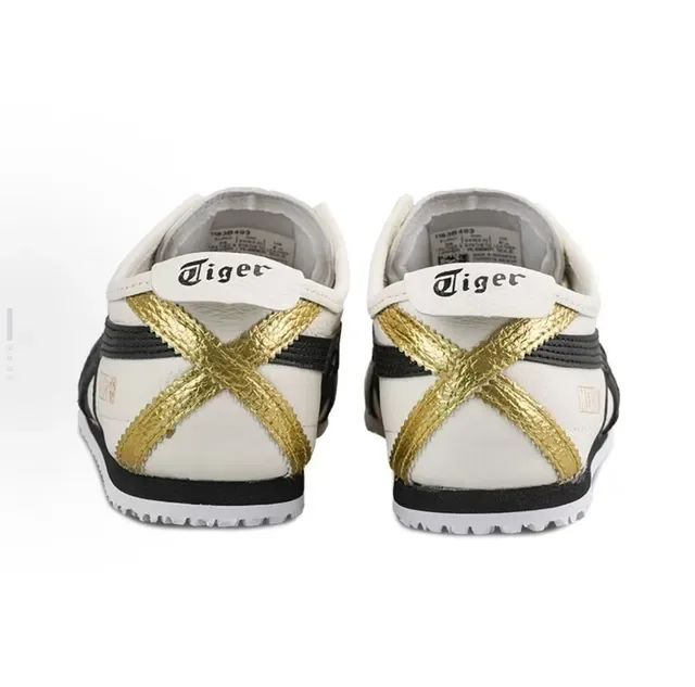Onitsuka Tiger Mexico 66 Off-White Black Gold Lifestyle Sneakers 6