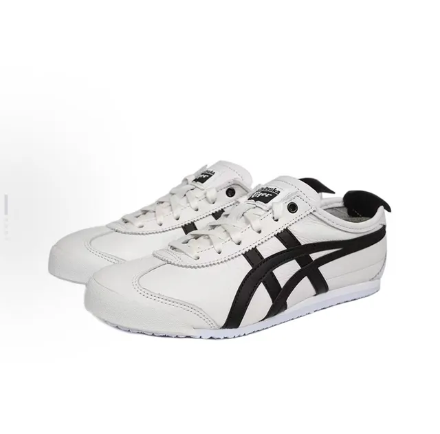 Onitsuka Tiger Mexico 66 সাদা কালো লাইফস্টাইল স্নিকার্স 4