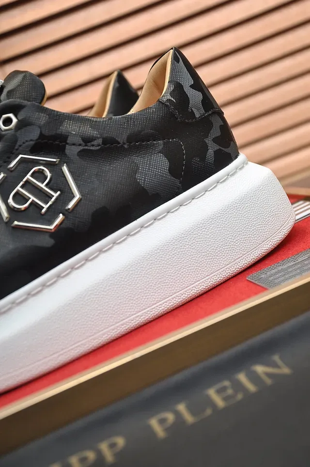 Philipp Plein طباعة الكامو منصة أحذية أسلوب الحياة 2