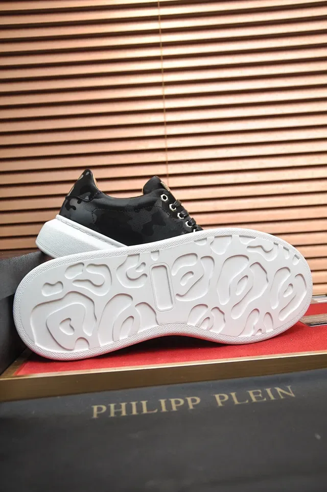 Philipp Plein طباعة الكامو منصة أحذية أسلوب الحياة 4