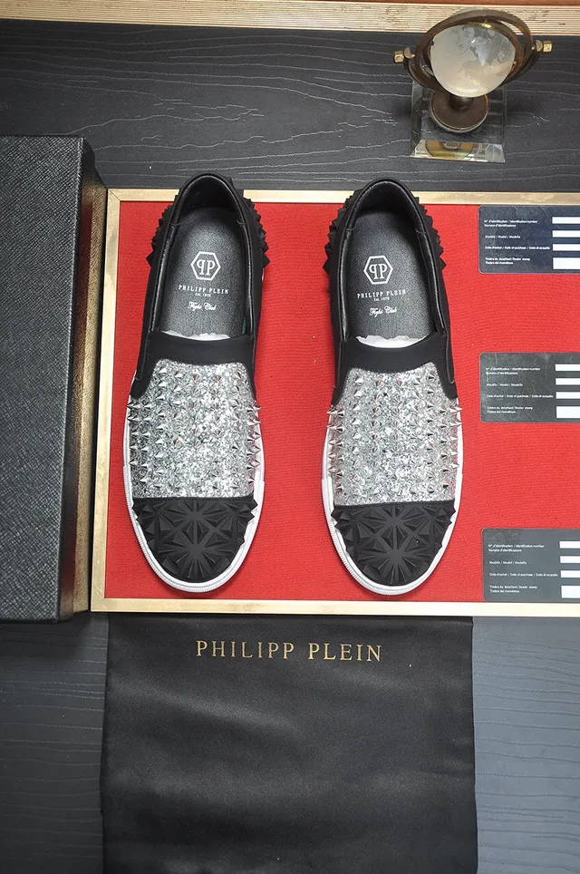 Philipp Plein Spike Glitter Chaussures lifestyle slip-on 3