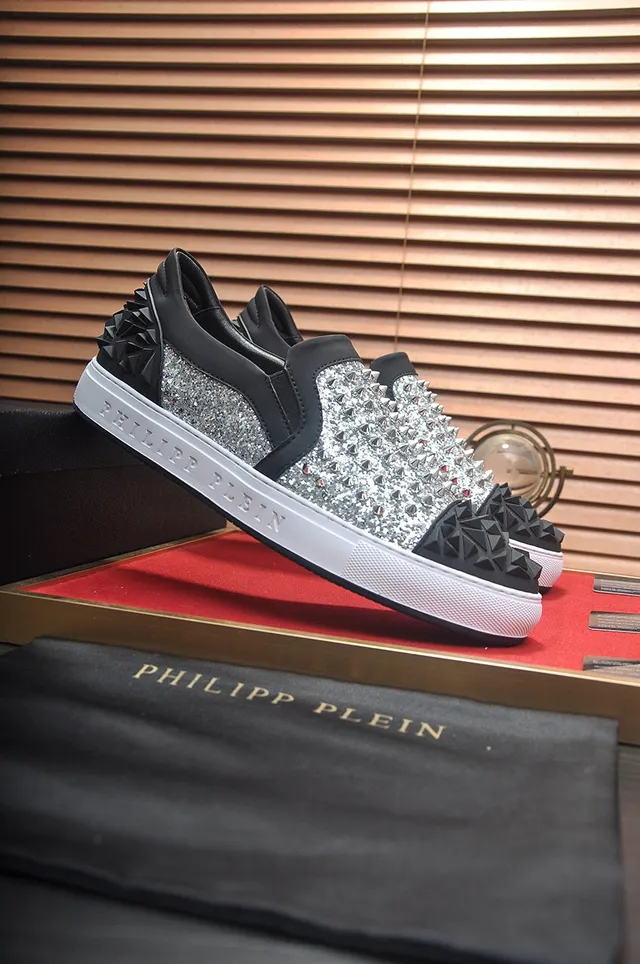 Philipp Plein Spike Glitter Chaussures lifestyle slip-on 4