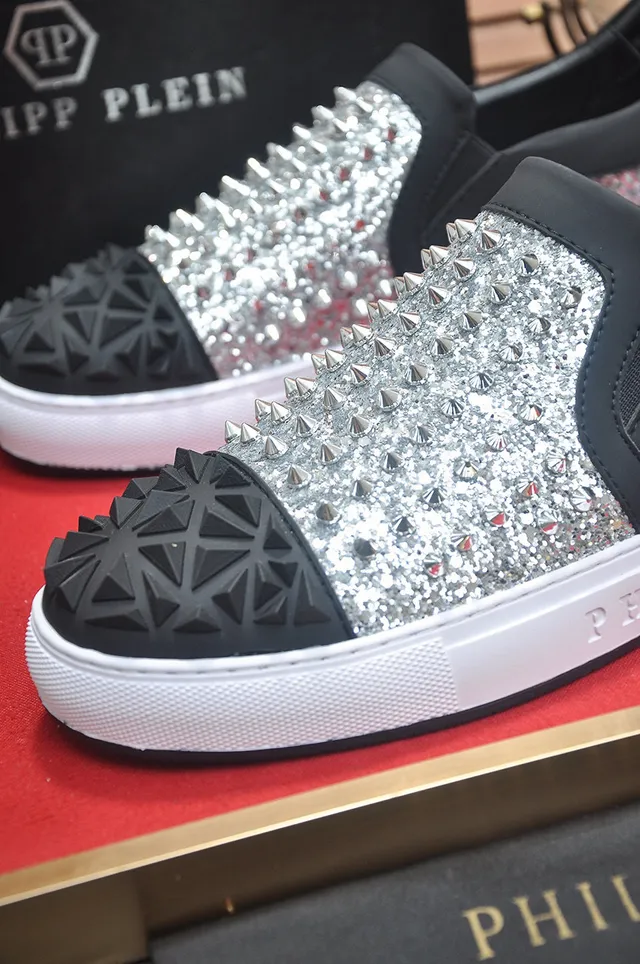 Philipp Plein Spike Glitter Chaussures lifestyle slip-on 8