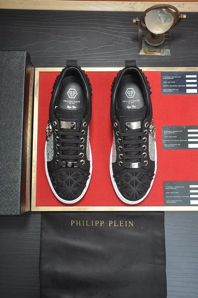 Philipp Plein Chaussures Lifestyle à Crâne Picoté Scintillant 3