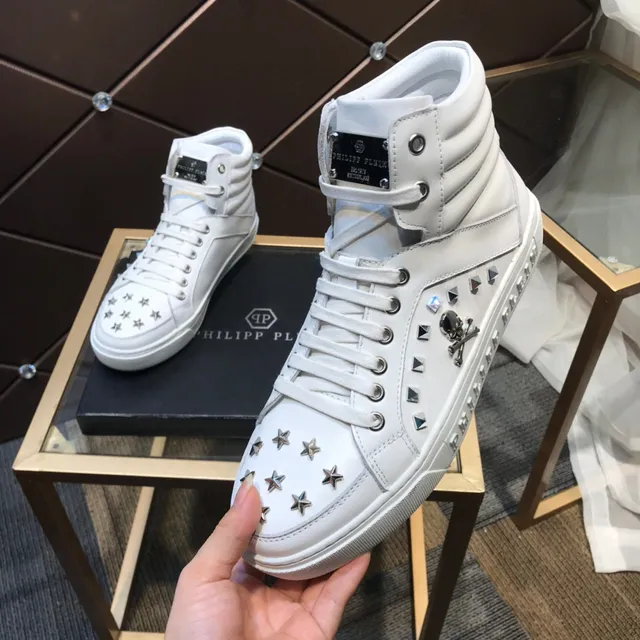 Philipp Plein Crâne clouté sneakers lifestyle haut 2