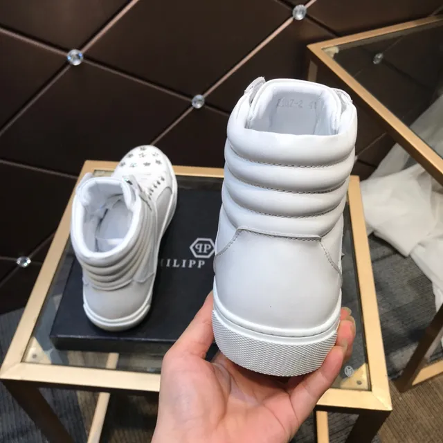 Philipp Plein Crâne clouté sneakers lifestyle haut 5