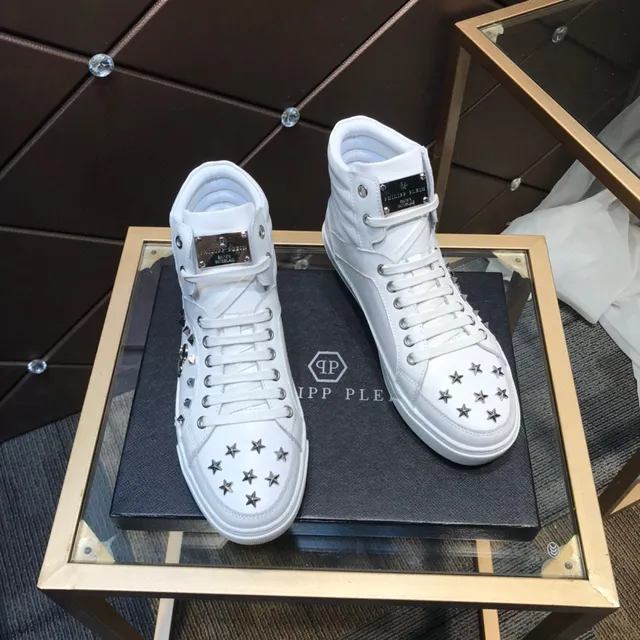Philipp Plein Crâne clouté sneakers lifestyle haut 6