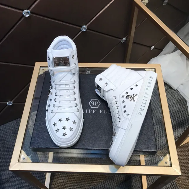 Philipp Plein Crâne clouté sneakers lifestyle haut 7