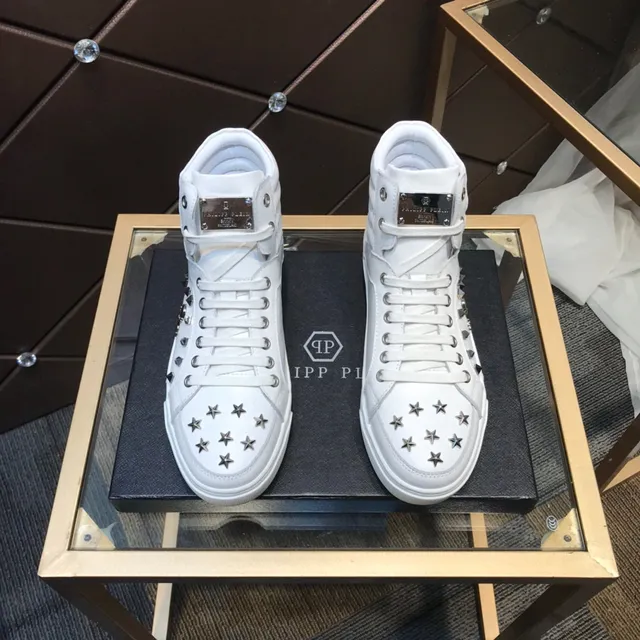 Philipp Plein Crâne clouté sneakers lifestyle haut 9
