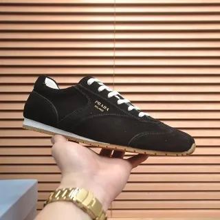 Prada Sneakers Lifestyle Daim Noir