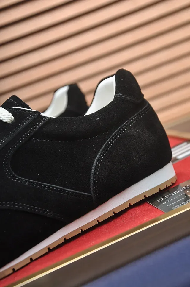 Prada Black Suede Lifestyle Sneakers 2