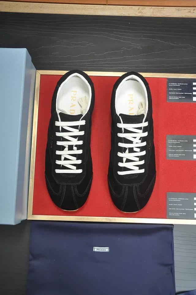 Prada Black Suede Lifestyle Sneakers 5