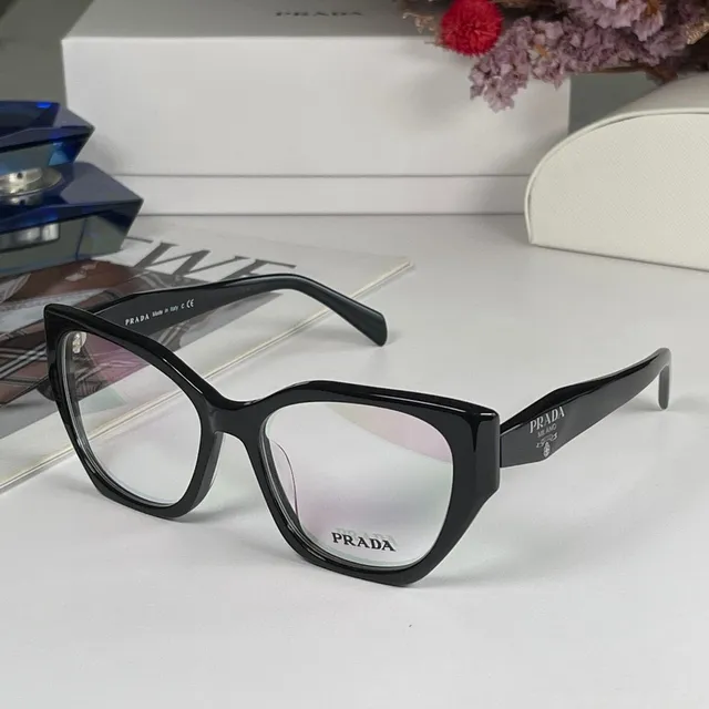Prada Cat-Eye Matte Mint Green Optical Glasses 5