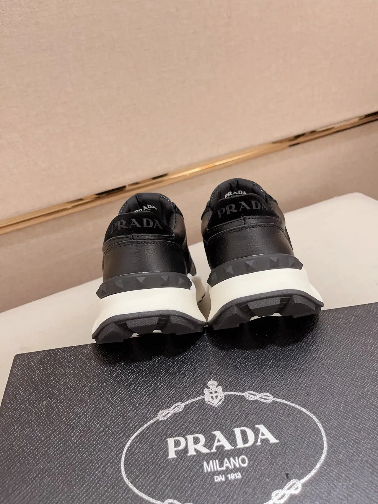 Prada Cloudbust Black and White Chunky Sneakers 8