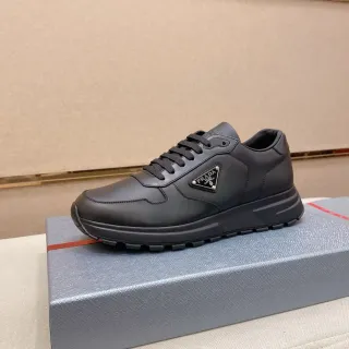 Prada Cloudbust Black Leather Lifestyle Sneakers