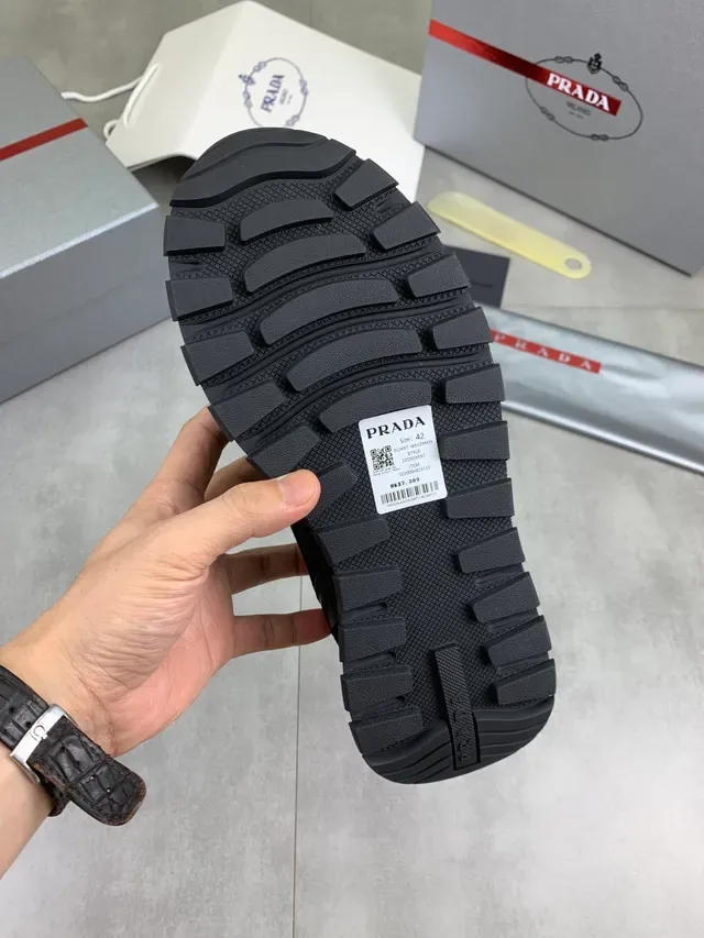 Prada Cloudbust Black Mixed-Material Chunky Sneaker 2