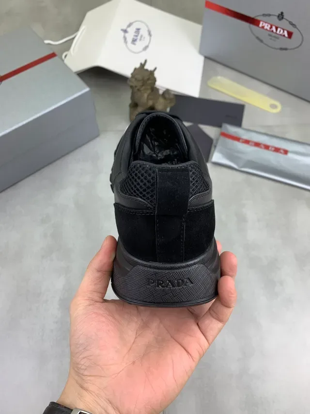Prada Cloudbust Black Mixed-Material Chunky Sneaker 3