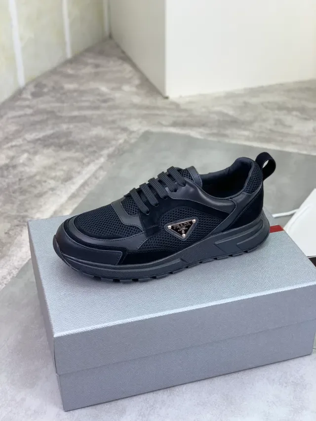 Prada Cloudbust Black Mixed-Material Chunky Sneaker 4