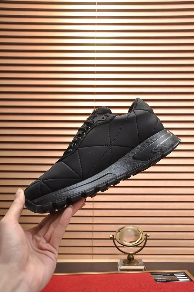 Prada Cloudbust Black Quilted Lifestyle Sneakers 2