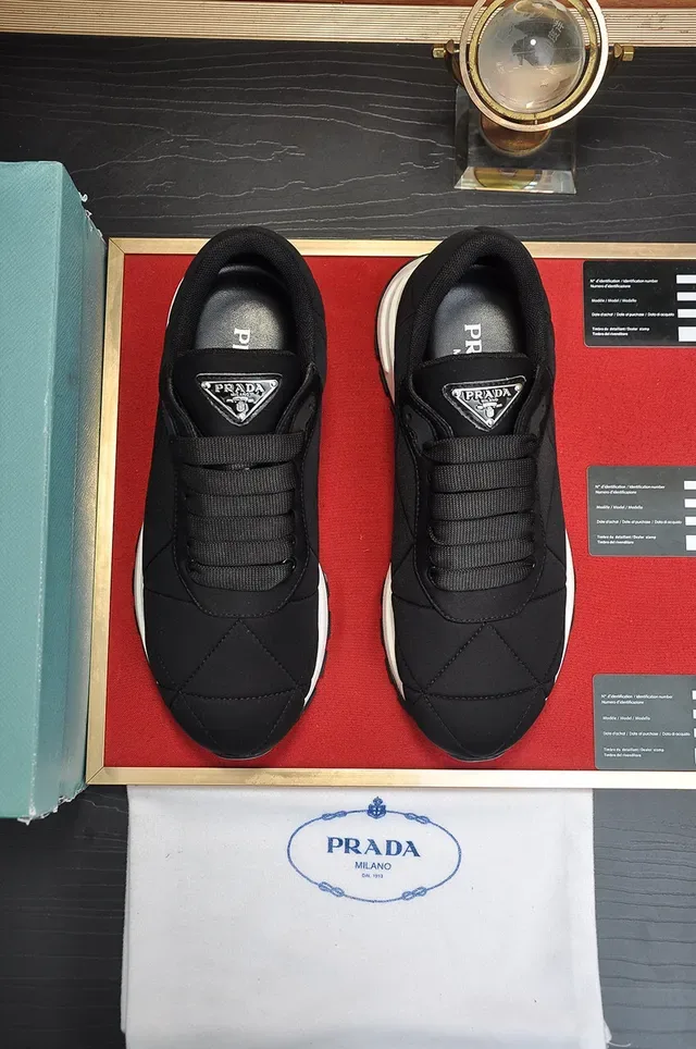 Prada Cloudbust Black Quilted Lifestyle Sneakers 3