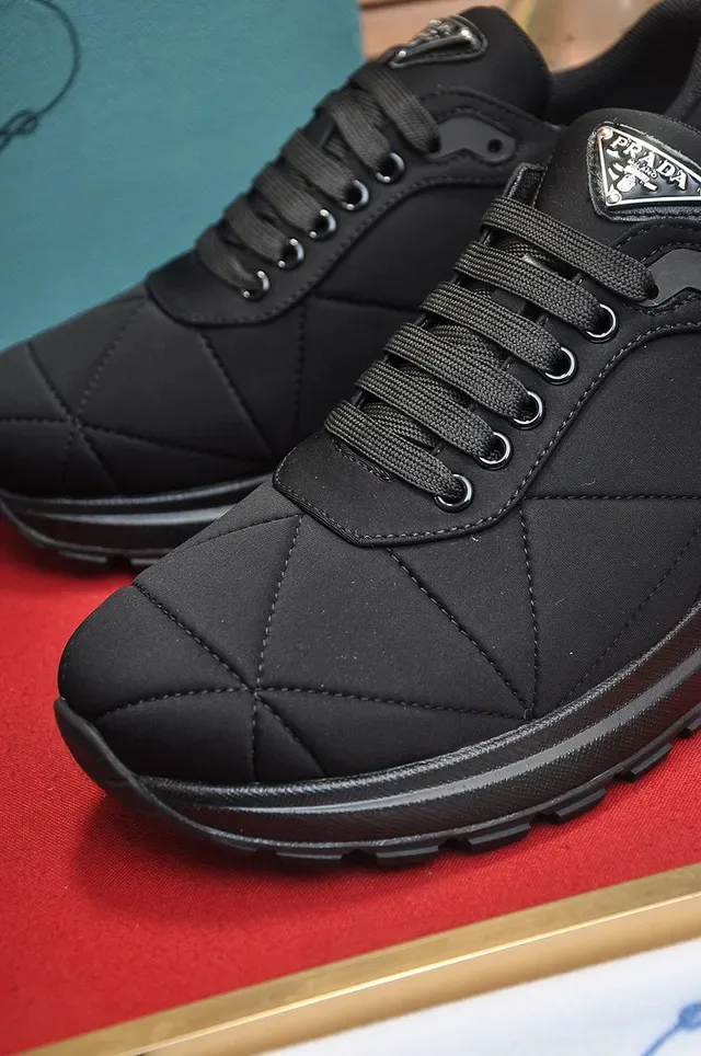 Prada Cloudbust Black Quilted Lifestyle Sneakers 5