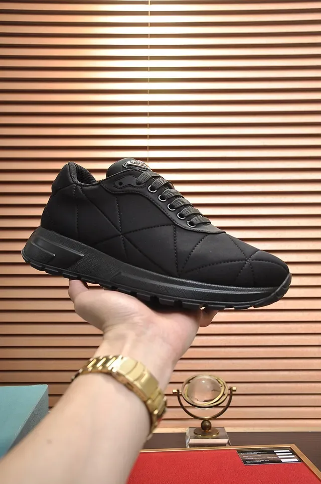 Prada Cloudbust Black Quilted Lifestyle Sneakers 8