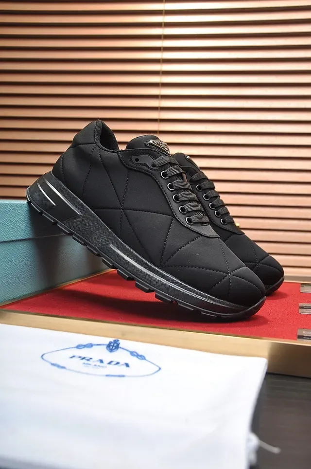 Prada Cloudbust Black Quilted Lifestyle Sneakers 9