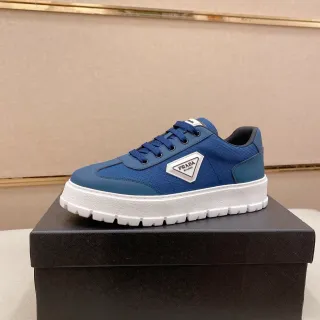 Chaussures lifestyle Prada Cloudbust plateforme bleu