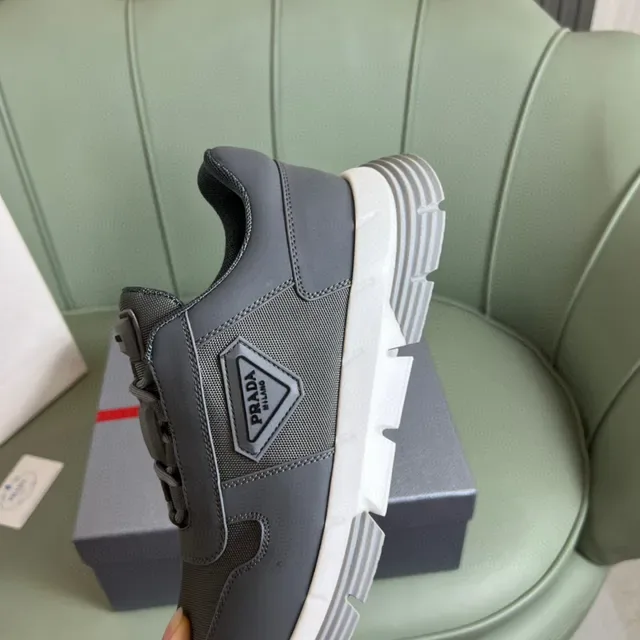 Prada Cloudbust Gray and White Lifestyle Sneakers 5