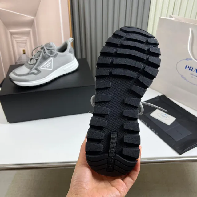 Prada Cloudbust Gray Textile Lifestyle Sneakers 2