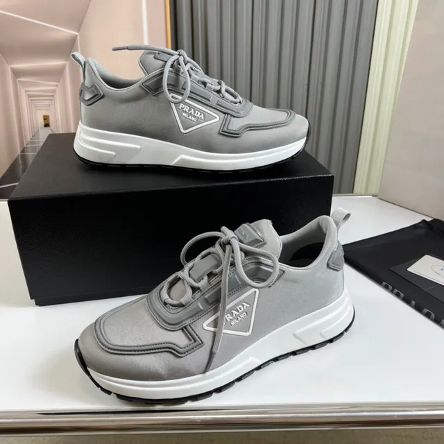 Prada Cloudbust Gray Textile Lifestyle Sneakers 7