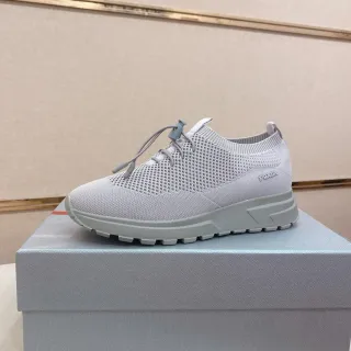 Prada Cloudbust Zapatilla Lifestyle Gris Claro de Punto