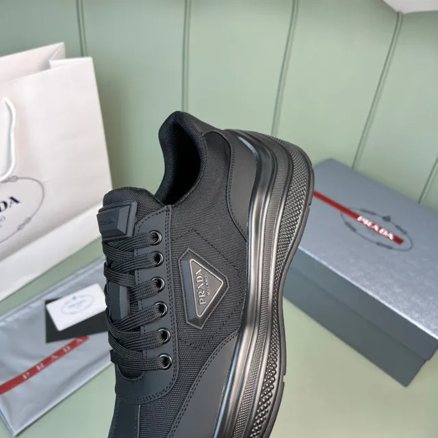 Prada Cloudbust Monochrome Black Lifestyle Sneakers 6