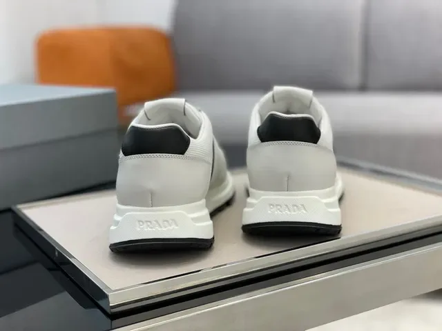 Prada Cloudbust Off-White and Black Lifestyle Sneakers 4