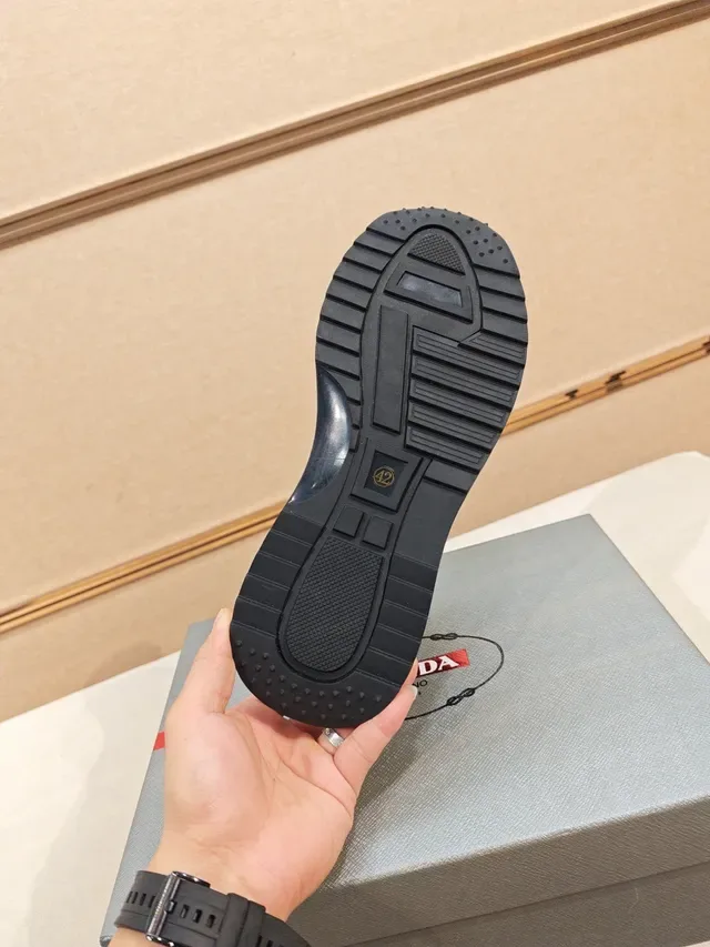 Prada Cloudbust Olive Green Slip-On Lifestyle Sneakers 2