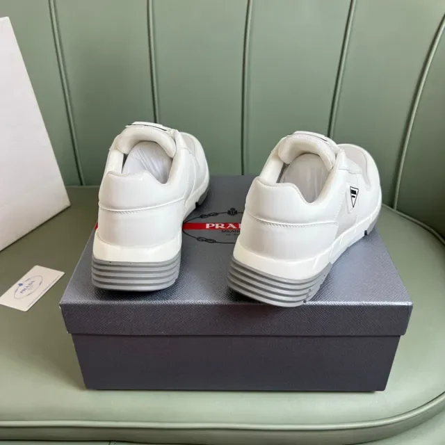 Prada Cloudbust Blanco y Gris Lifestyle Sneakers 6