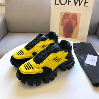 Prada Cloudbust حذاء رياضي أصفر وأسود سميك