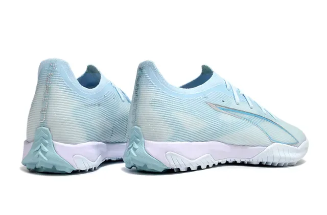 Puma Future Z Tênis azul roxo upper tricô engenheirado assimétrico cadarço tênis 5