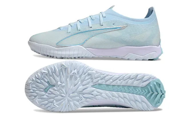 Puma Future Z Tênis azul roxo upper tricô engenheirado assimétrico cadarço tênis 6