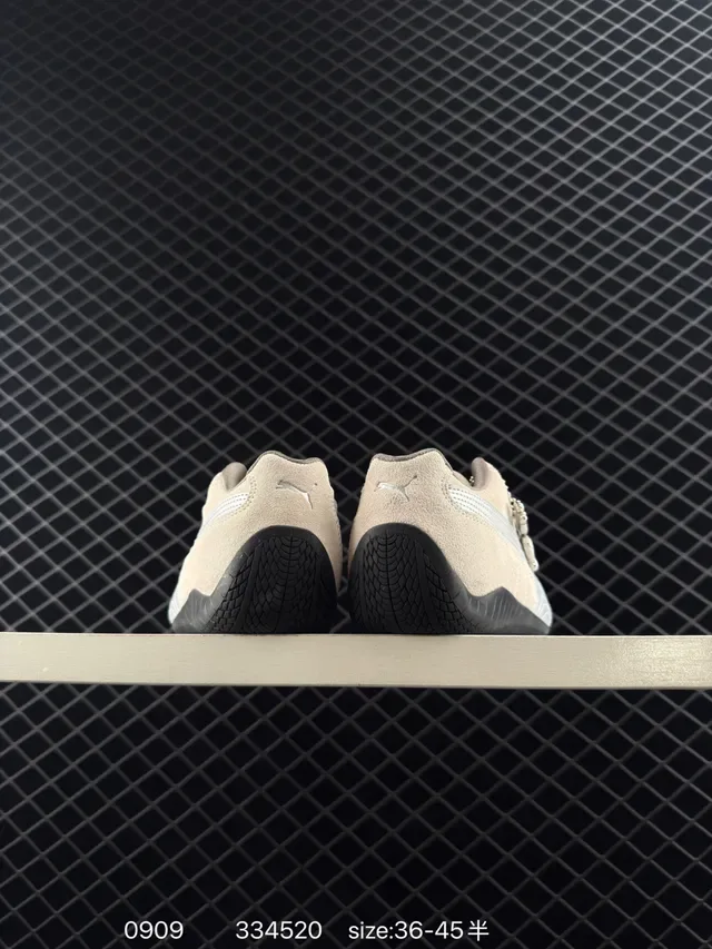 Puma Speedcat OG Sneakers Lifestyle Beige et Argent 2