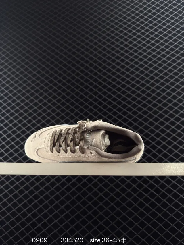 Puma Speedcat OG Sneakers Lifestyle Beige et Argent 3