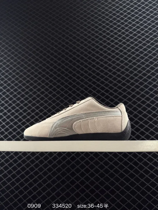 Puma Speedcat OG Sneakers Lifestyle Beige et Argent 4