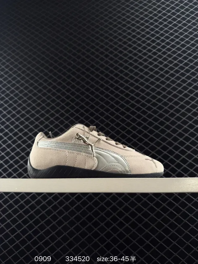 Puma Speedcat OG Sneakers Lifestyle Beige et Argent 5