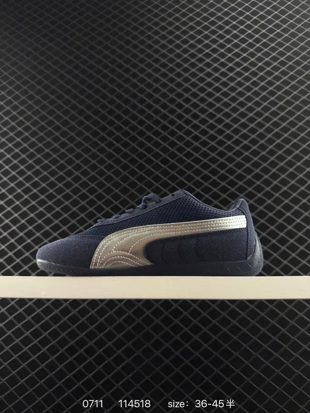 Puma Speedcat OG Navy and Silver tênis lifestyle 6